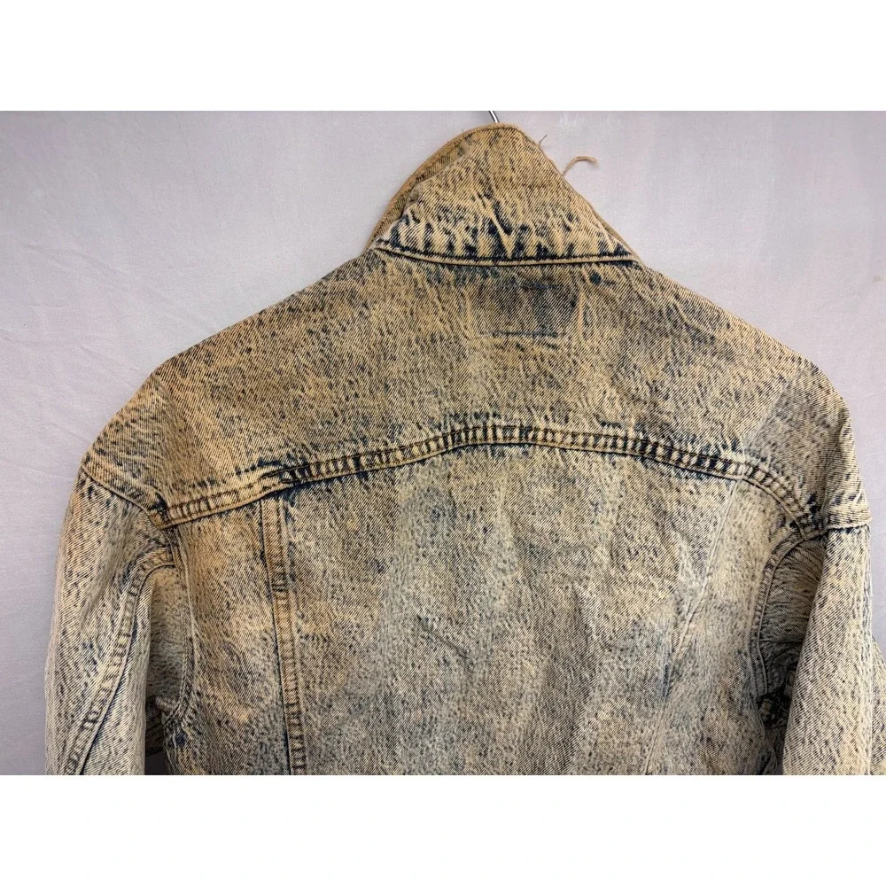 Levi's Trucker Jacket Men's Light Blue Long Sleeve Denim USA Vintage Crusty Dust